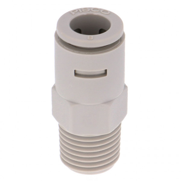 Đầu Nối Nhanh Khí Nén Dạng Thẳng Thân Lục Giác Ren Ngoài Pisco APC8-01-N