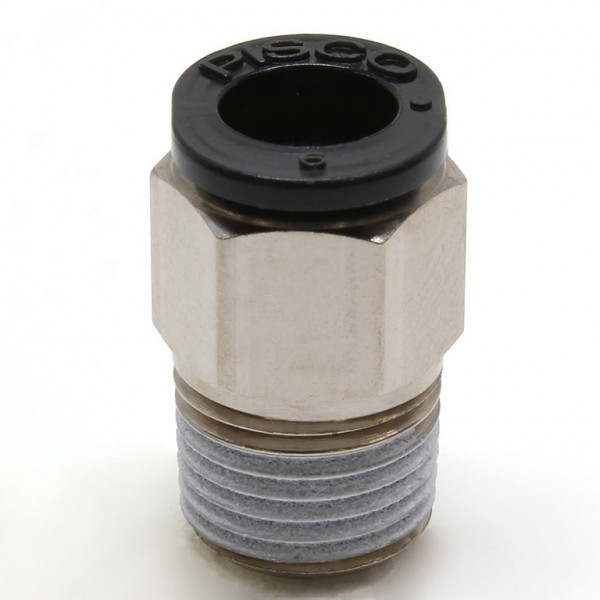 Đầu Nối Nhanh Khí Nén Dạng Thẳng Thân Lục Giác Ren Ngoài Pisco PC6-N1MU