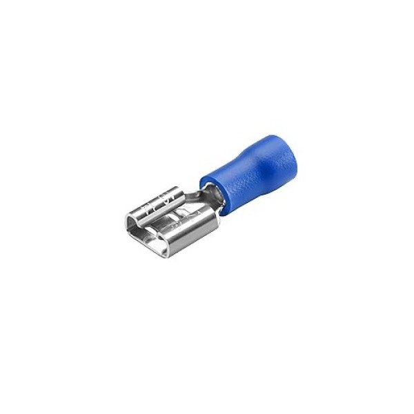 Đầu Cosse Ghim Cái Double Crimp Cách Điện Toàn Phần Màu Xanh KST 2 mm2 FDD2-250