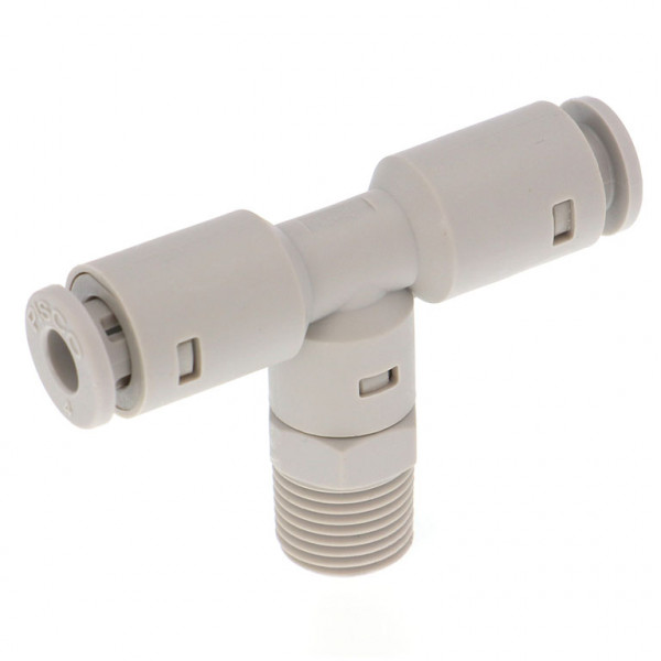 Đầu Nối Nhanh Khí Nén Dạng Chữ T Ren Ngoài Pisco APB4-01-C
