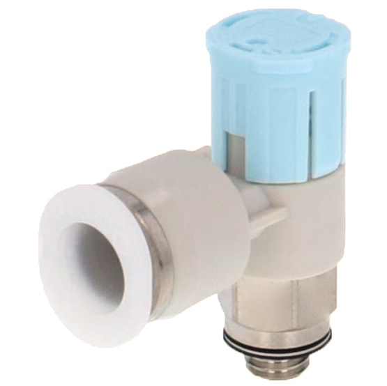 Van Tiết Lưu Khí Nén Loại Khóa Đẩy Có Hiển Thị Chỉ Số Pisco JSGC1/4-U10BW