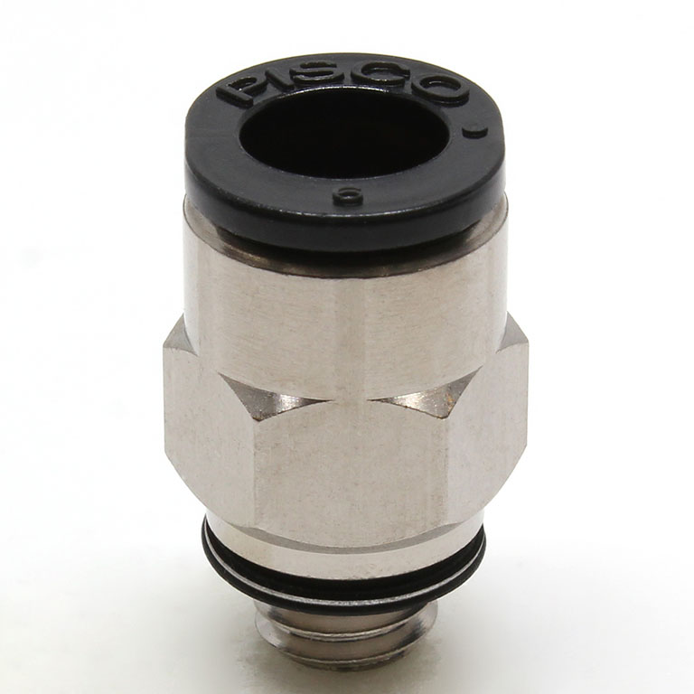 Đầu Nối Nhanh Khí Nén Dạng Thẳng Thân Lục Giác Ren Ngoài Pisco PC6-M6M-C
