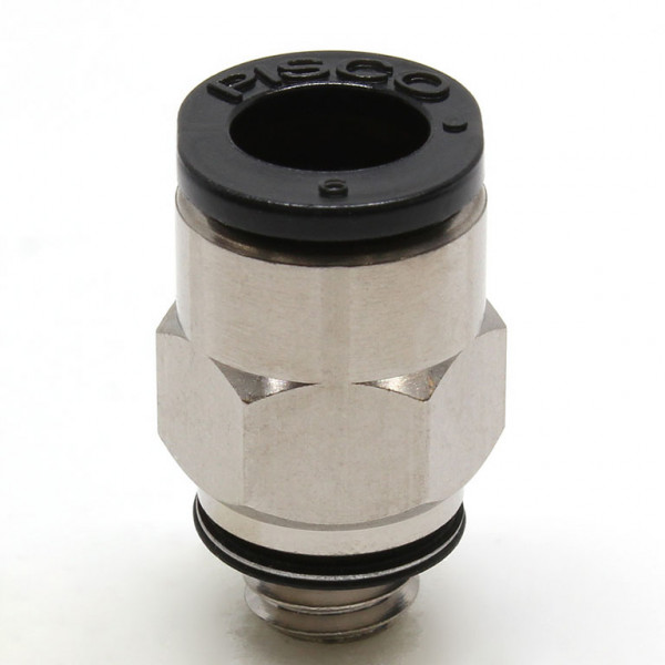 Đầu Nối Nhanh Khí Nén Dạng Thẳng Thân Lục Giác Ren Ngoài Pisco PC6-M6M-C