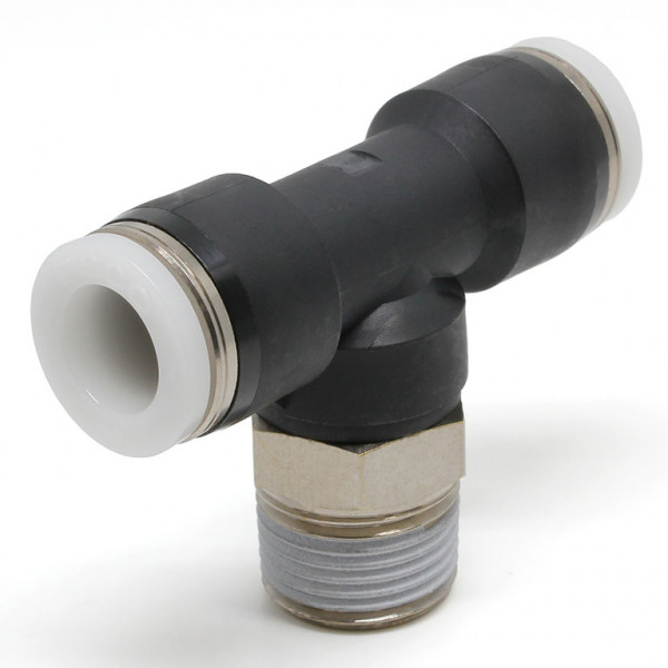 Đầu Nối Nhanh Khí Nén Dạng Chữ T Ren Ngoài Pisco PB3/8-N3U