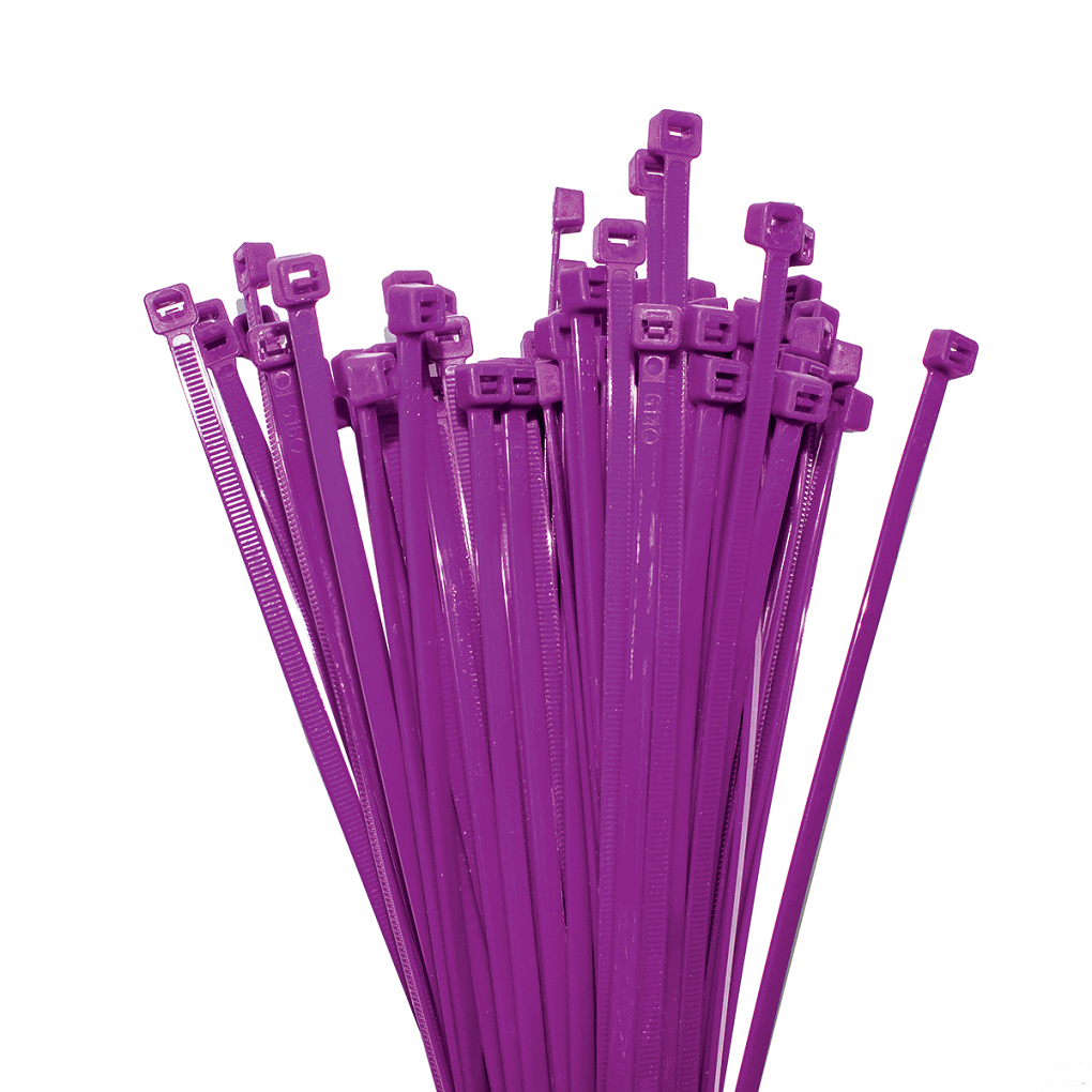 Dây Rút Nhựa Màu Tím KST 150 x 3.6 mm K-150I-PP
