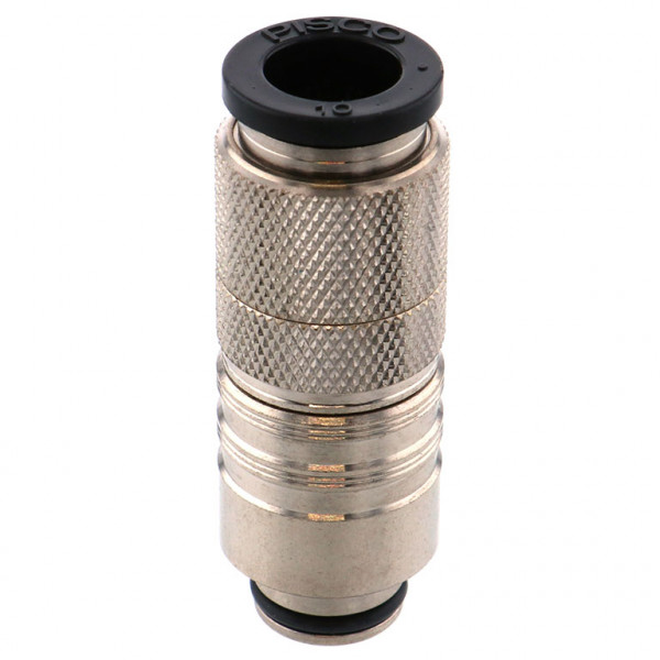 Thân Đầu Nối Nhanh Ống Dẫn Điều Khiển Nhiệt Độ Khuôn Đúc Dạng Thẳng, Có Van Tự Ngắt Pisco ASC10-10P