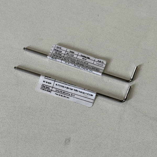Cây Lục Giác 2 mm Đầu Bi Siêu Dài SATA 80105