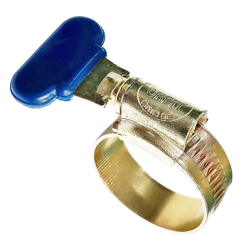 Siết Cổ Dê Tay Cầm Nhựa Thép Mạ Kẽm Ống 22-30mm