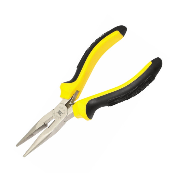 Kìm Mũi Nhọn Niken-Sắt 8 Inch Bosi BS193082