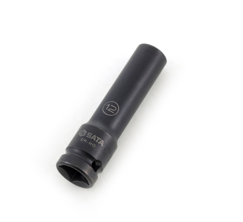 Đầu Tuýp Dài Lục Giác Đen 1/2" Thành Mỏng 13 mm SATA 34406T