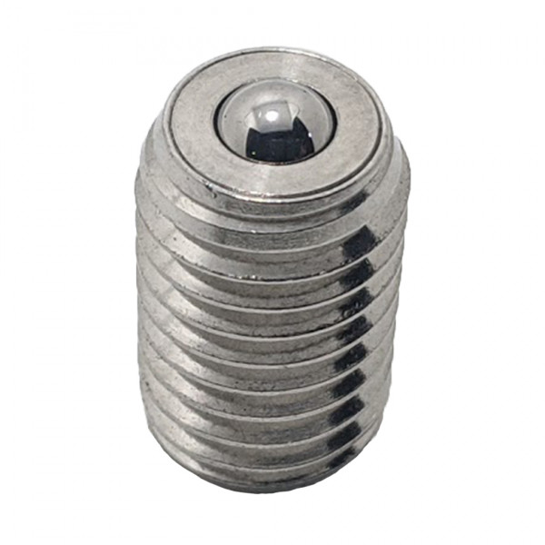 Con Lăn Bi Loại Vít Cấy Thân Inox 304 Bi Nhựa M12 BCSBJ12