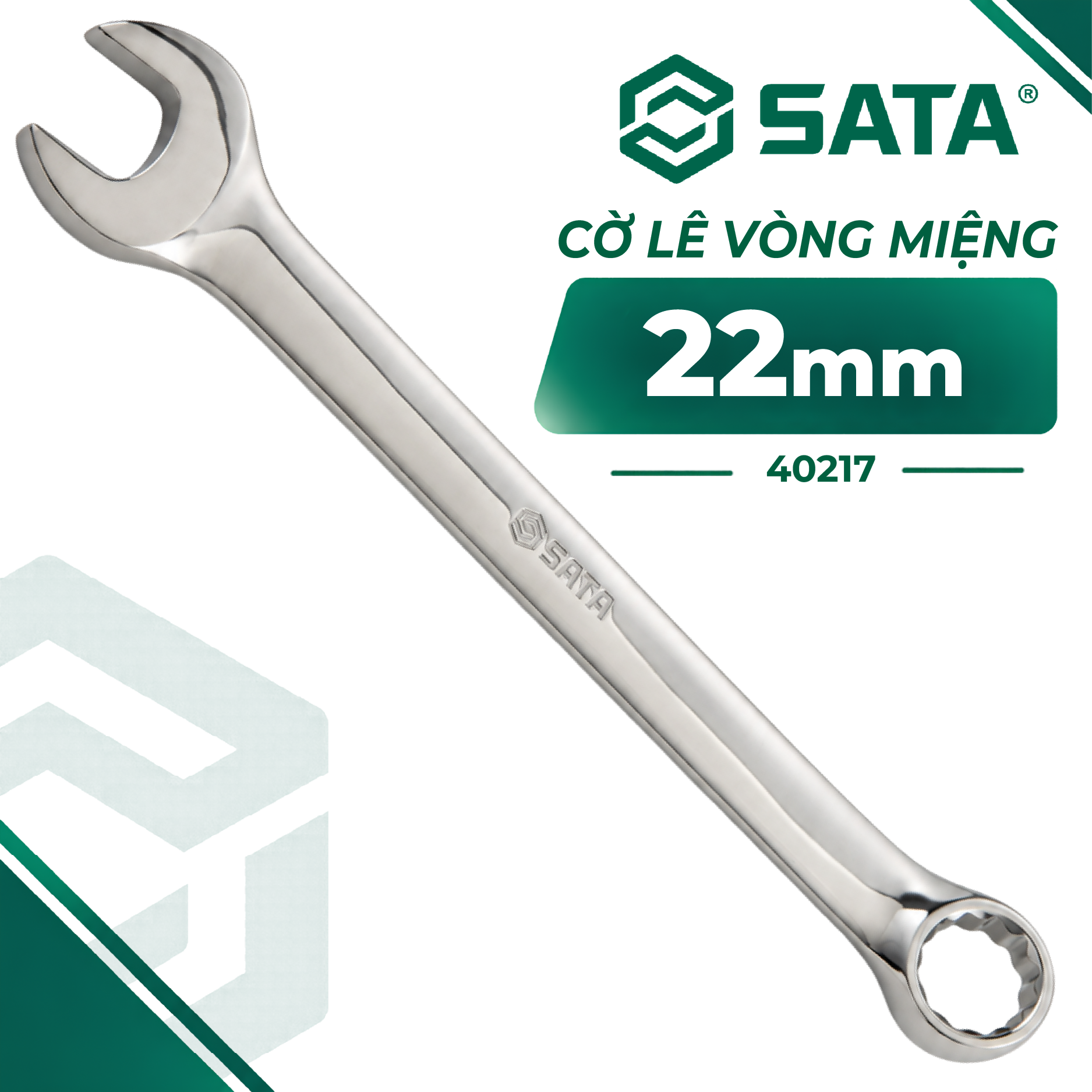 Cờ Lê Vòng Miệng 22 mm SATA 40217