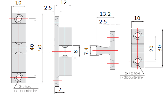 Bản vẽ kỹ thuật Chốt Bi Ball Catch Buyoung BY10-5
