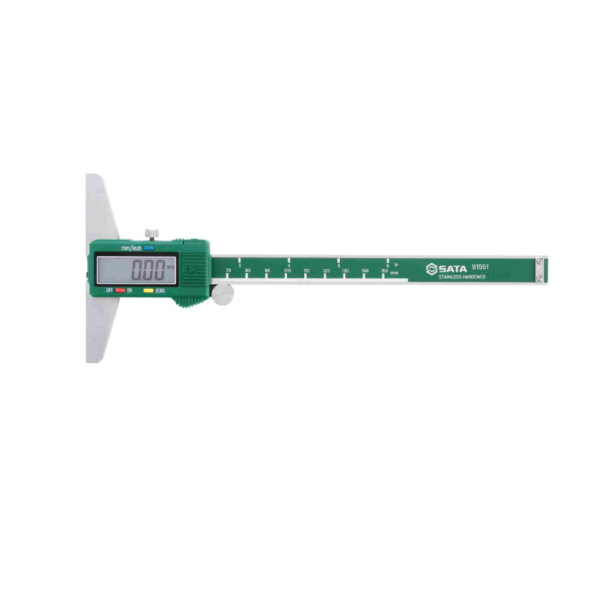 Thước Cặp Điện Tử Đo Độ Sâu 0–300 mm SATA 91553