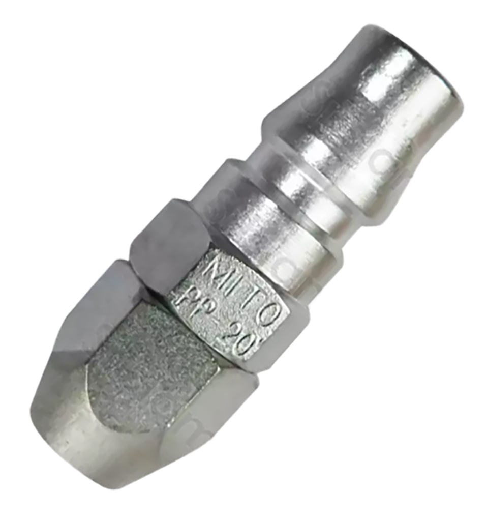 Khớp Nối Nhanh Bi Đực - Siết Tán Mito (8x12Hose) PP40
