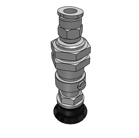 Bộ Nấm Hút Chân Không Và Giá Đỡ, Cao Su Nitrile Chịu Dầu,  O.D 20 mm, Pisco VPC20-6KNH-6J