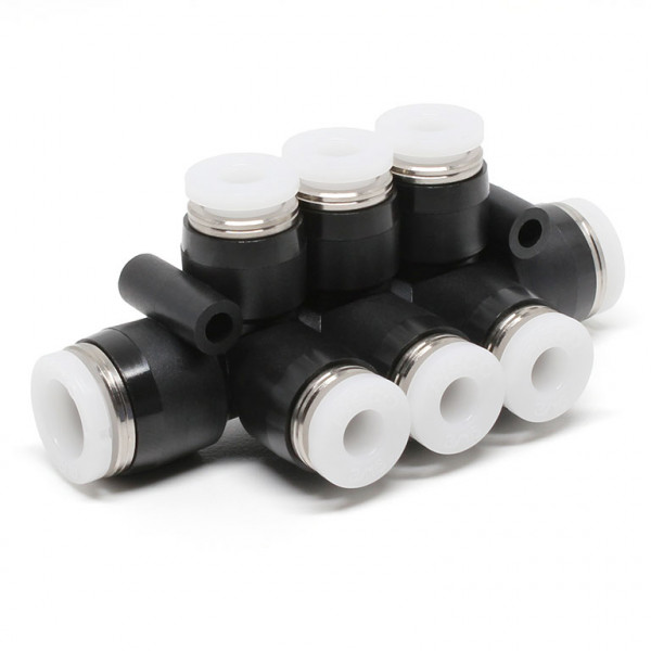 Đầu Nối Nhanh Khí Nén Chữ T 8 Ngã Dạng Nối Giảm Pisco PKVG5/16-3/16-C