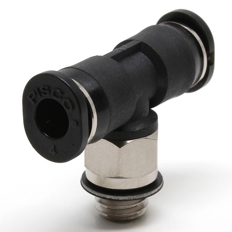 Đầu Nối Nhanh Khí Nén Dạng Chữ T Ren Ngoài Pisco PB4-M6MW