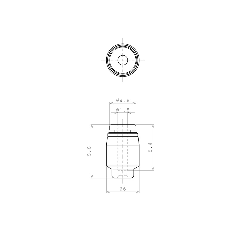 Bản vẽ kỹ thuật Nắp Chụp Pisco PPF180M-C