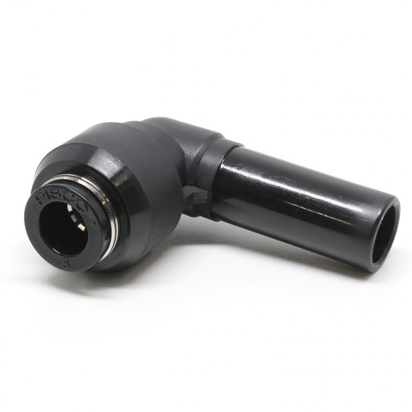 Đầu Nối Nhanh Khí Nén Giữa Ống Khí Và Fitting Dạng Nối Giảm Cong 90° Pisco PLGJ12-8W