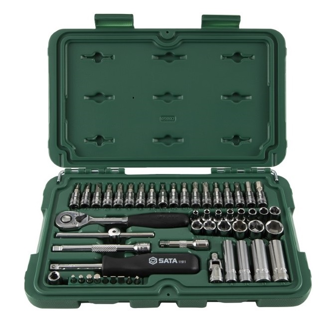 Bộ Đầu Tuýp 52 Chi Tiết 1/4 inch SATA 09002