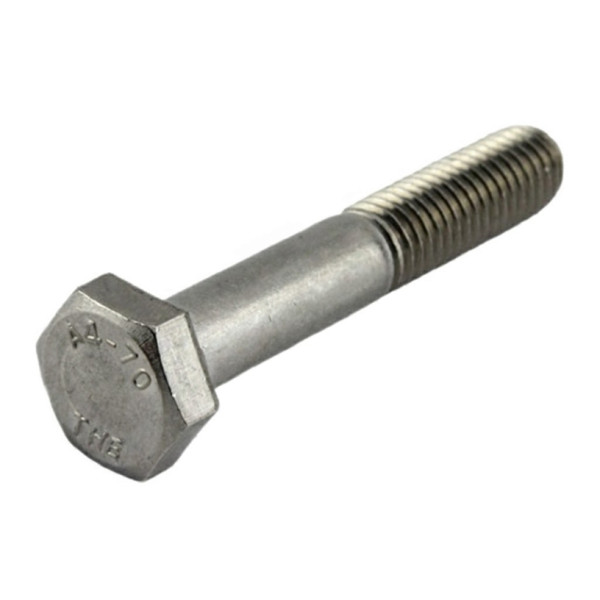 Bulong Inox 316 DIN931 M24x210 Ren Lửng