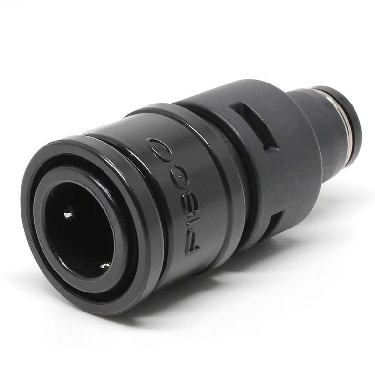 Đầu Nối Nhanh Khí Nén Nhỏ Gọn 8mm Màu Đen Pisco CPS20-8B