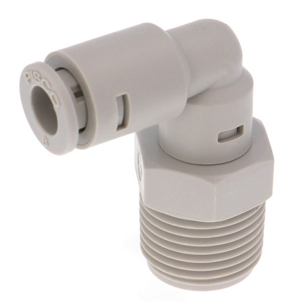 Đầu Nối Nhanh Khí Nén Dạng Cong 90° Ren Ngoài Pisco APL6-03-E-C