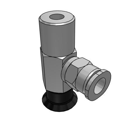 Bộ Nấm Hút Chân Không Và Giá Đỡ, Cao Su Nitrile (NBR), O.D 15 mm, Pisco VPB15RN-6J