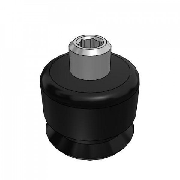 Bộ Nấm Hút Chân Không Có Vít Ren, Silicone Dẫn Điện, O.D 10 mm, Pisco VP10RSE-M4