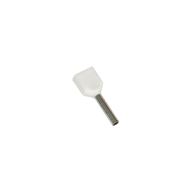 Cosse Pin Đôi Có Nhựa 0.75mm Màu Trắng KST TE7510-WHITE
