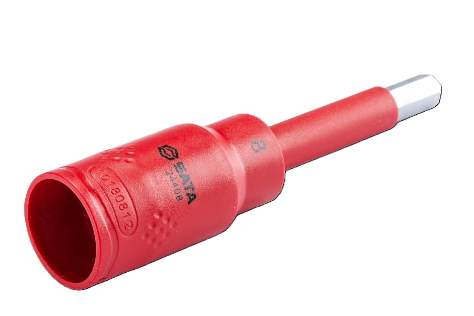 Đầu Tuýp Lục Giác Cách Điện 1/2" 4 mm SATA 24404