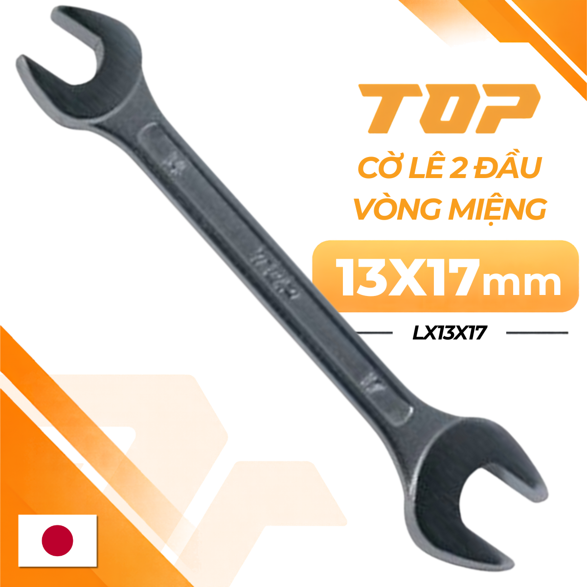 Cờ Lê 2 Đầu Miệng 13x17mm Top Kogyo Lx13X17