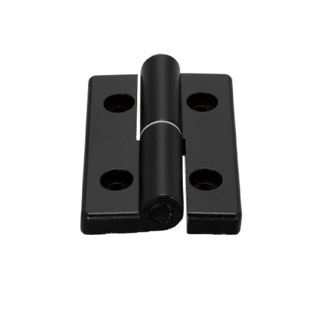 Bản Lề Tháo Rời Trái Nhôm Hợp Kim Sơn Tĩnh Điện Màu Đen (HHPNLK-B6) L 80 mm