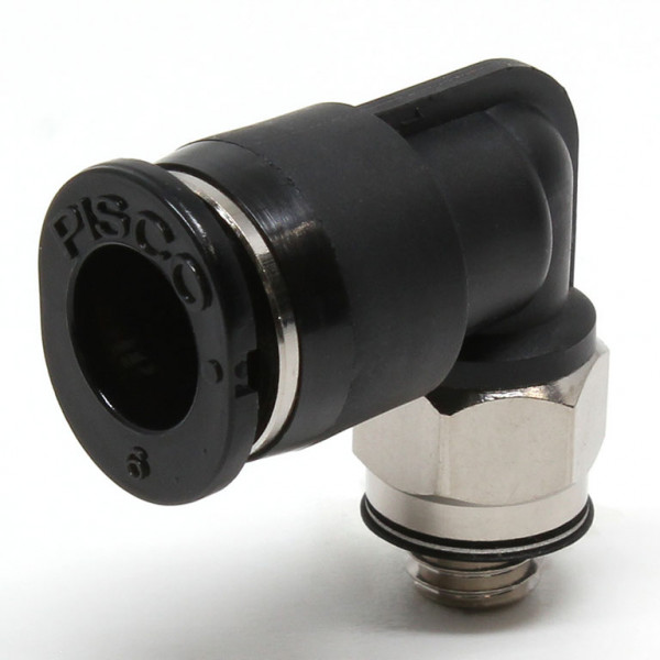 Đầu Nối Nhanh Khí Nén Dạng Cong 90° Ren Ngoài Pisco PL6-M5MW-C