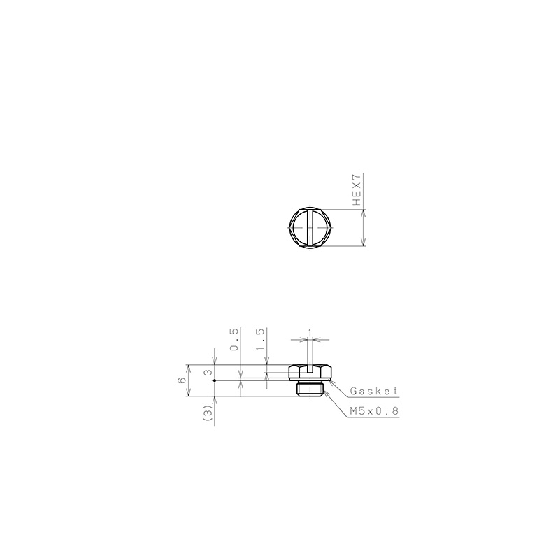 Bản vẽ kỹ thuật Nút Bịt Ren Pisco LP-M5