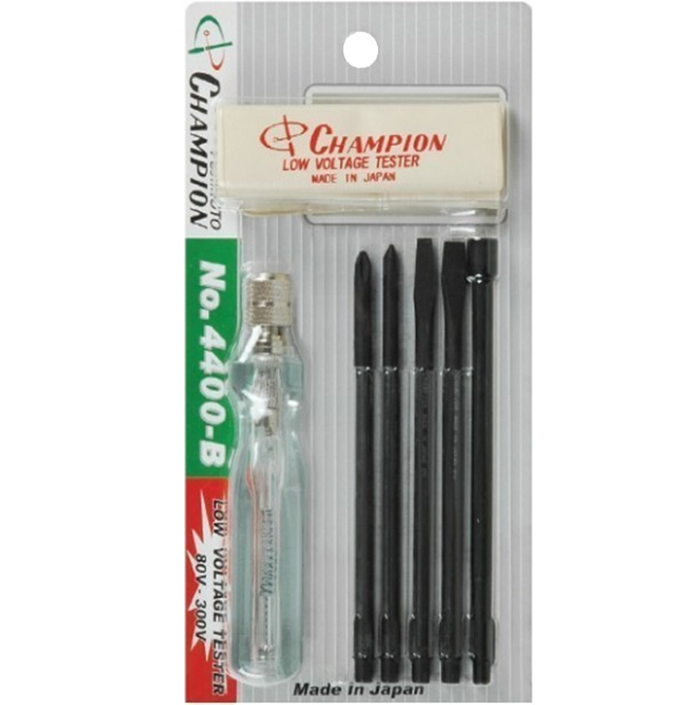 Bộ Vít Thử Điện 6 Chi Tiết Champion NO:4400-B