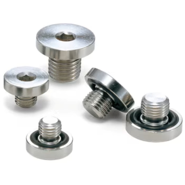Ốc Nhét Nước Có Vành Inox 304 Kèm O-Ring M18  NBK Dòng SFMS