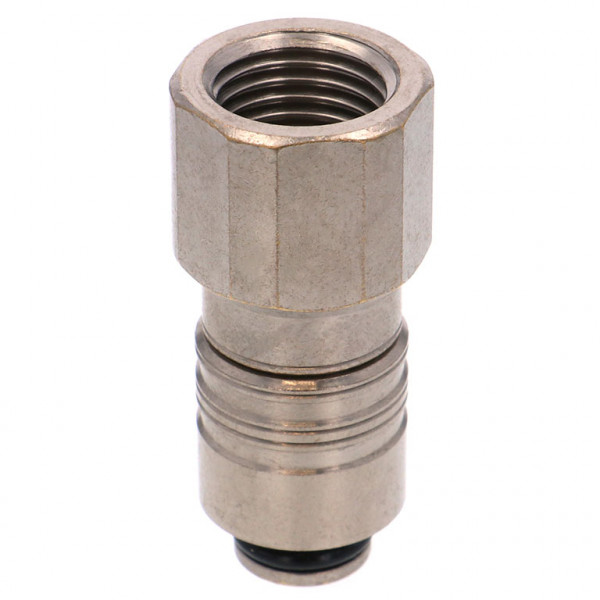Thân Đầu Ngạnh Nối Ống Dẫn Điều Khiển Nhiệt Độ Khuôn Đúc Dạng Thẳng Ren Trong Pisco AKC08-02FP