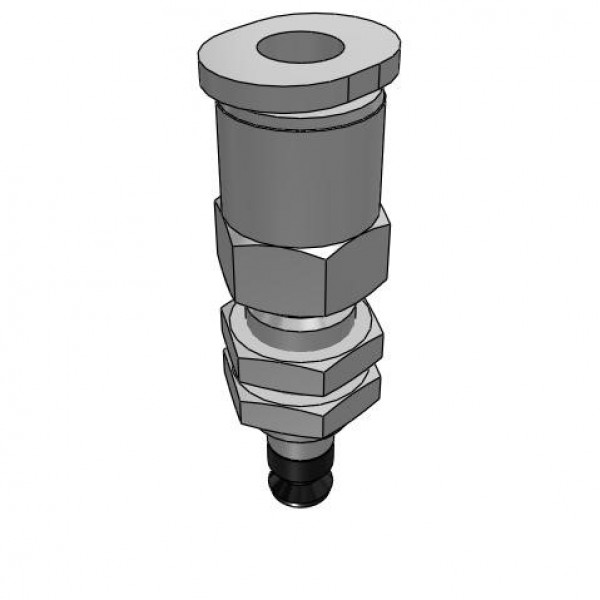 Bộ Nấm Hút Chân Không Và Giá Đỡ, Cao Su Nitrile (NBR), O.D 4 mm, Pisco VPA4RN-4J