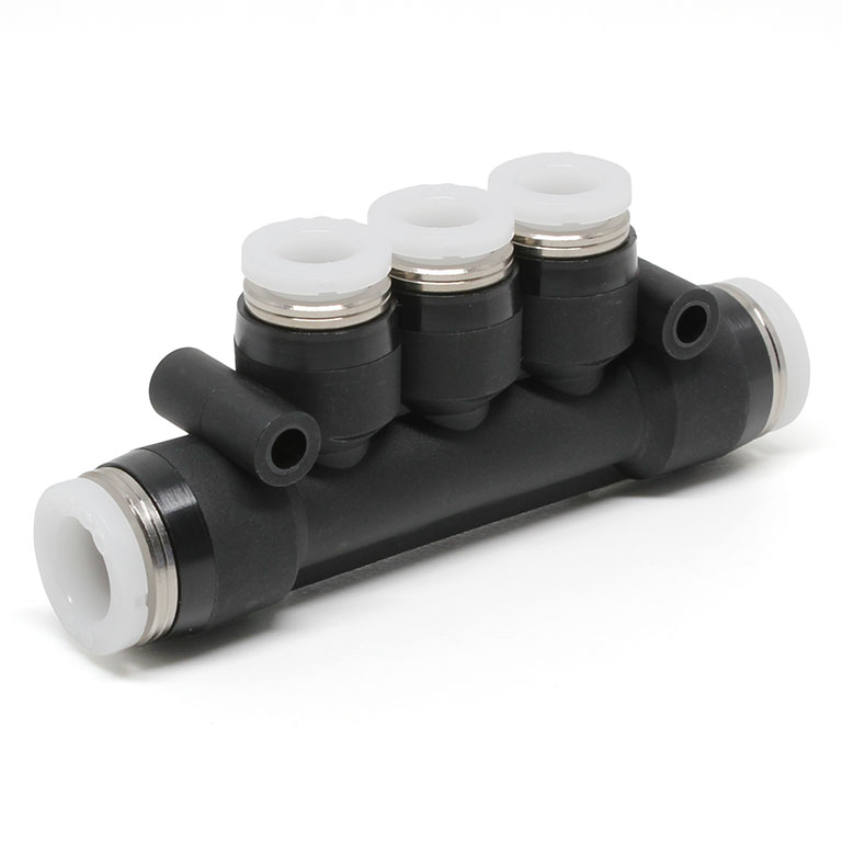Đầu Nối Nhanh Khí Nén Chữ T 5 Ngã Dạng Nối Giảm Pisco PKG5/16-1/4