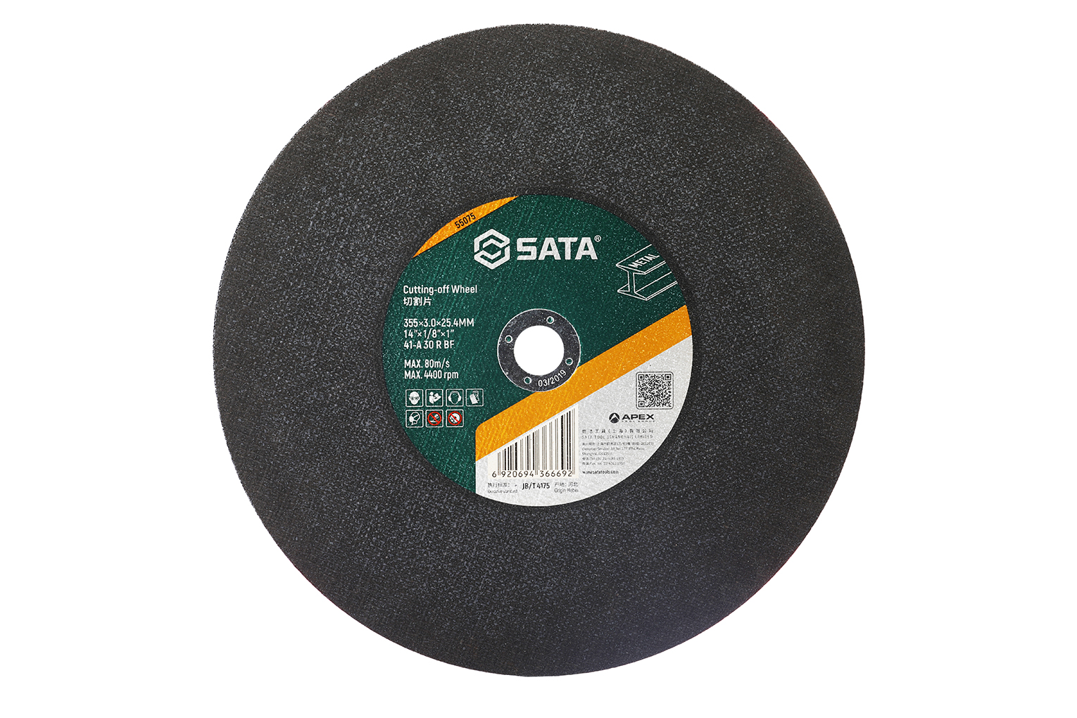 Đá Cắt Kim Loại 355×3.0×25.4 mm SATA 55075