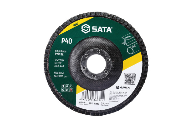 Đá Nhám Xếp 125×P40×22.23 mm SATA 55411