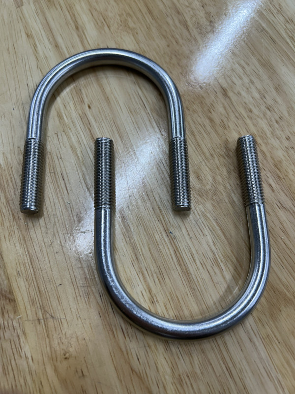 Cùm U Inox 304 DN50 M10x60-94mm