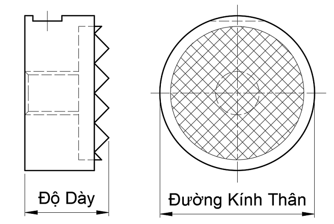 Bản vẽ kỹ thuật Gripper Pad (Round) T21-1612