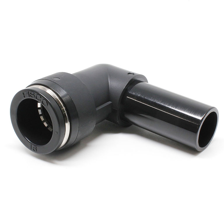 Đầu Nối Nhanh Khí Nén Giữa Ống Khí Và Fitting Dạng Cong 90° Pisco PLJ16