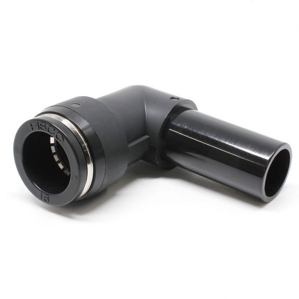 Đầu Nối Nhanh Khí Nén Giữa Ống Khí Và Fitting Dạng Cong 90° Pisco PLJ16