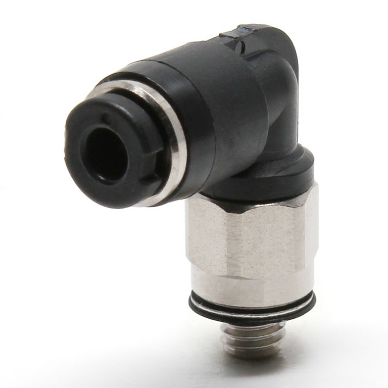Đầu Nối Nhanh Khí Nén Dạng Cong 90° Ren Ngoài Pisco PL2-M3MW