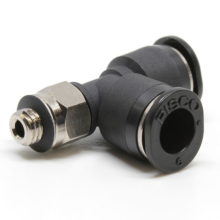 Đầu Nối Nhanh Khí Nén Dạng Chữ T Ren Ngoài Pisco PD6-M5M-C