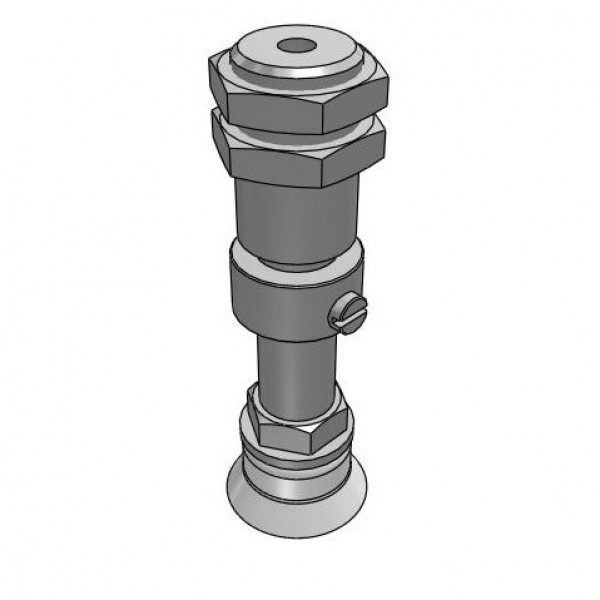 Bộ Nấm Hút Chân Không Và Giá Đỡ, Cao Su Silicone, O.D 20 mm, Pisco VPC20-15AS-M6